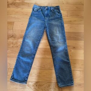 BDG Light Blue High-Rise Denim Straight Jeans Size 28